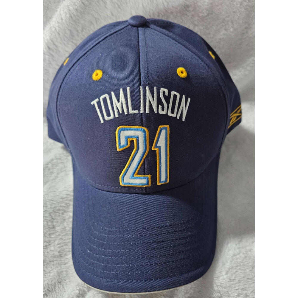 NEW Reebok LaDainian Tomlinson #21 San Diego Chargers Strapback Hat NFL Navy Cap